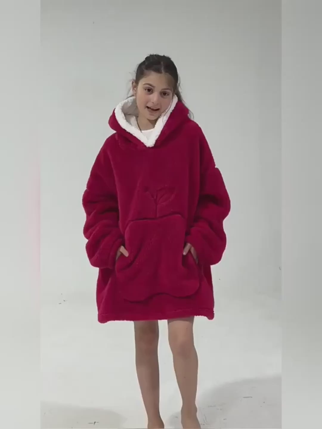 Cozy Oversized Hoodie - Winter Warmth for Kids